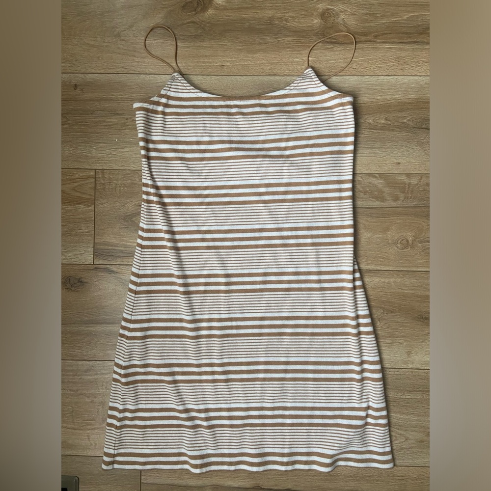 Knit striped dress
